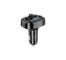 FM модулятор XO XO-BCC03 Car Charger 18W Bluetooth+QC3.0 Quick Charger Black (XO-BCC03)