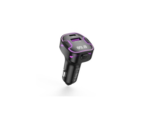 FM модулятор XO BCC12 MP3+5V3.1A Black (XO-BCC12-BK)